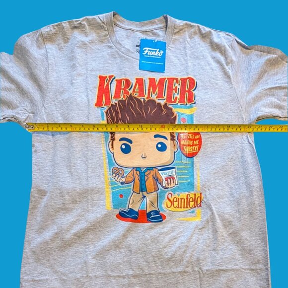 Funko x Seinfeld “Kramer” Pop Tee 2021 — Tag Large — Heather Grey (NWT) - Picture 2 of 3